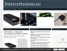 Tablet Screenshot of intercettazioni.eu